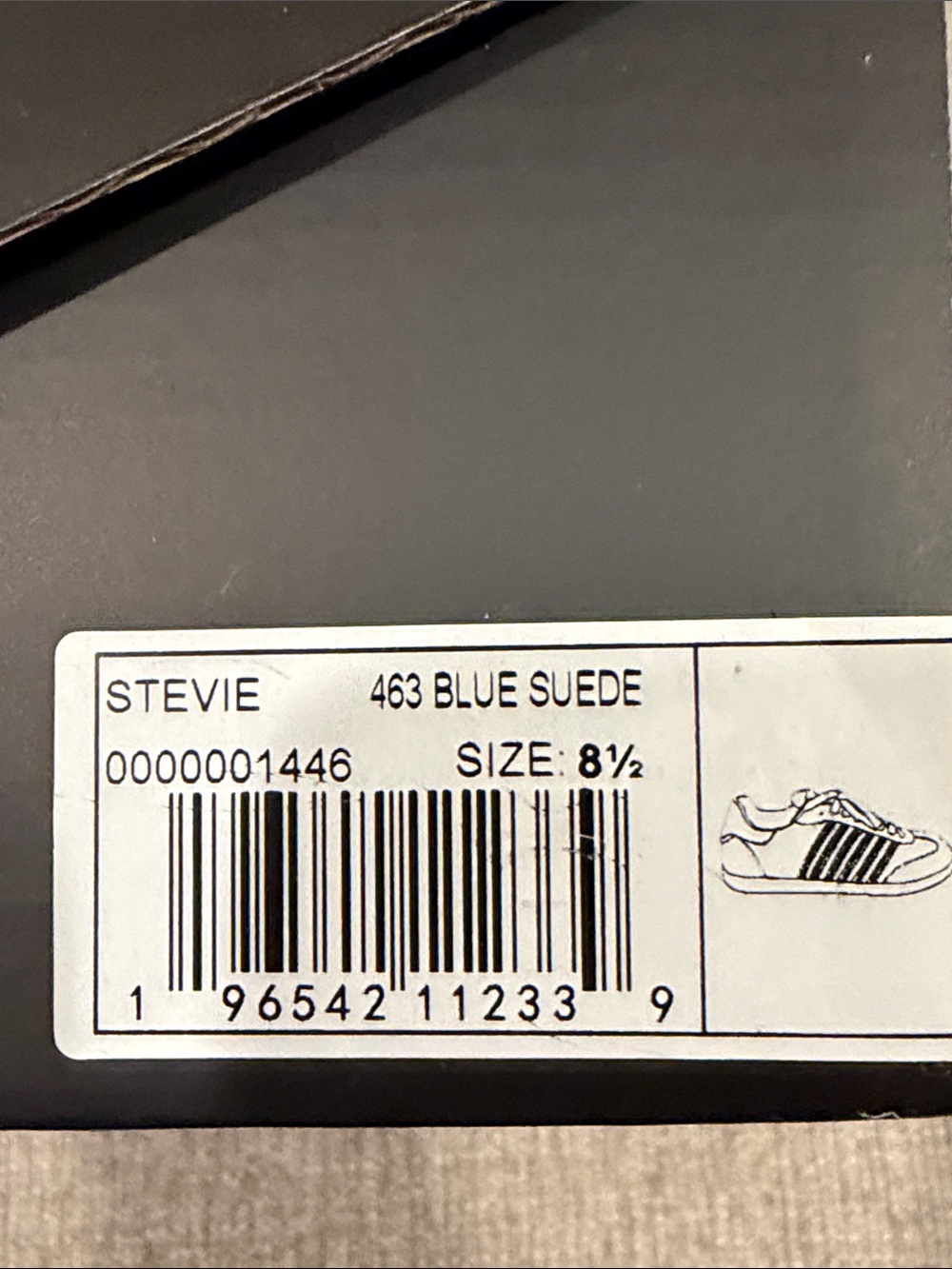 SHUSHOP Stevie Blue Suede Sneakers - Picture 10 of 10